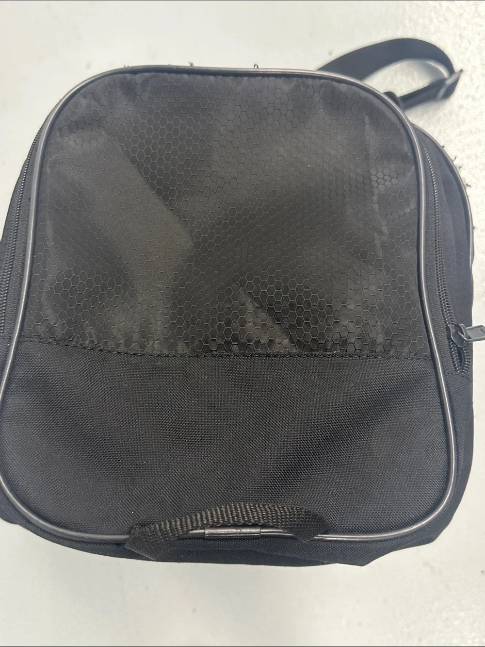 adidas Black Duffel Bag with White Logo